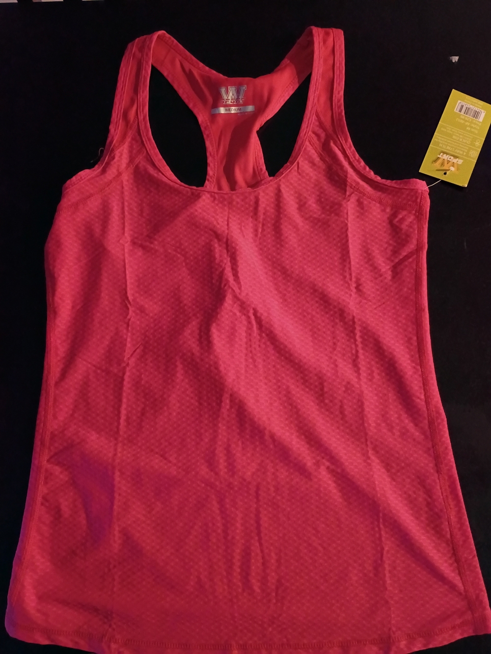 W SPORT Women’s Quick-Dri Athletic Tank Top – 4-Way Stretch Racerback Workout Sh